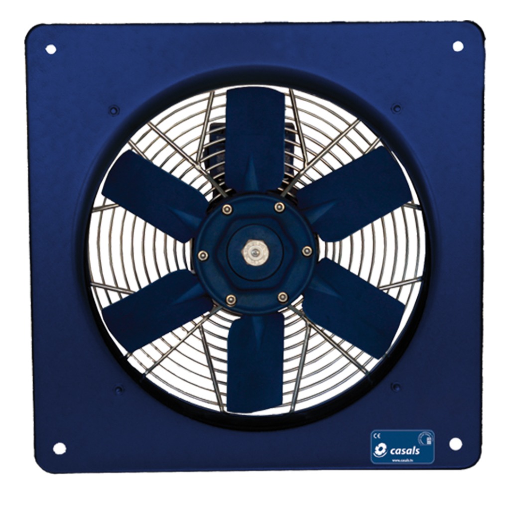 Casals HJBM PLUS ventilador cuadrado de pared para granjas con motor de alta eficiencia