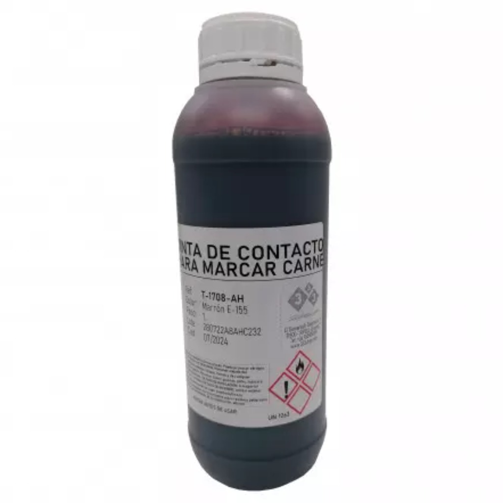 Encre alimentaire 1 litre pour marquage de la viande
