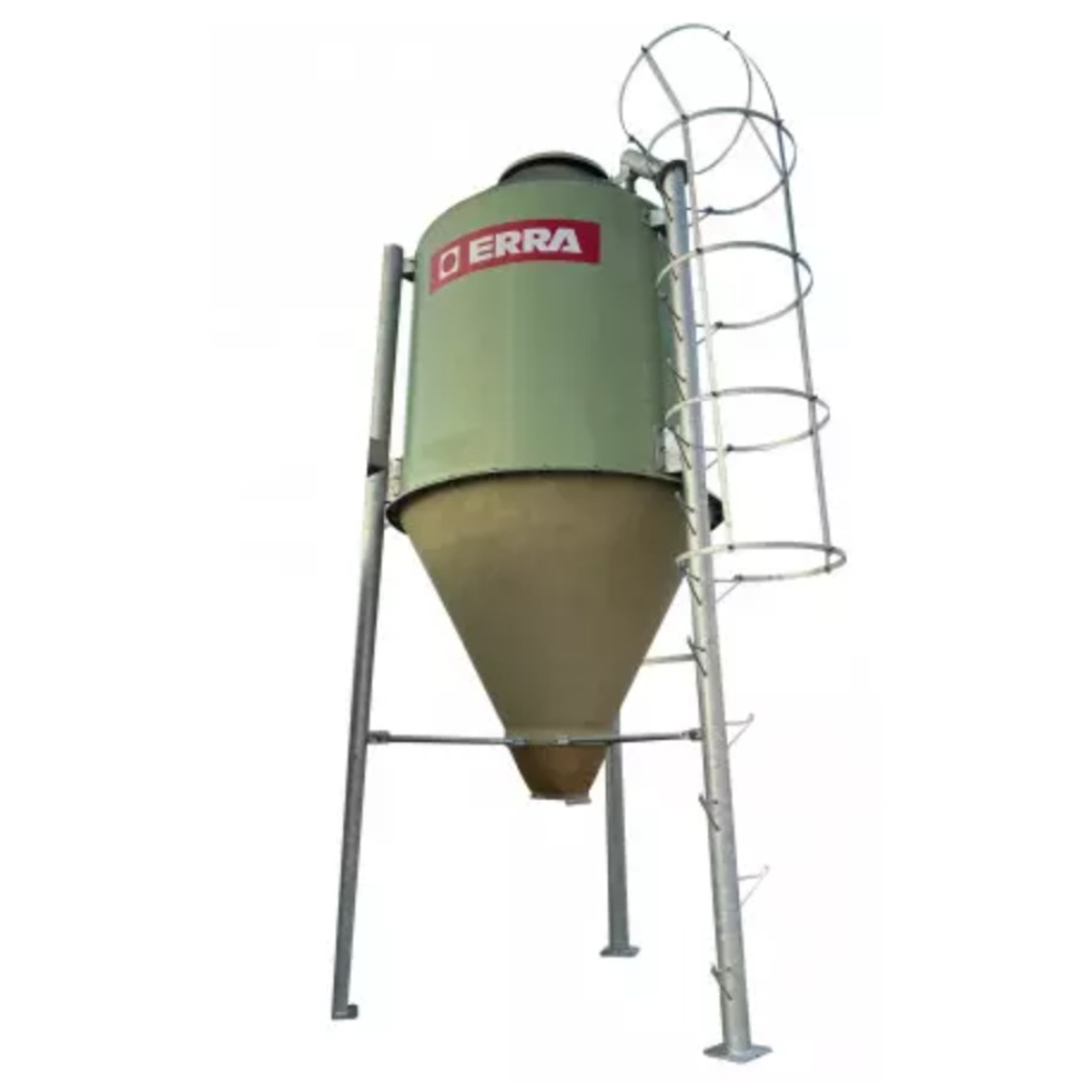 Silo d'alimentation en polyester vert 2500 kg 4 m3