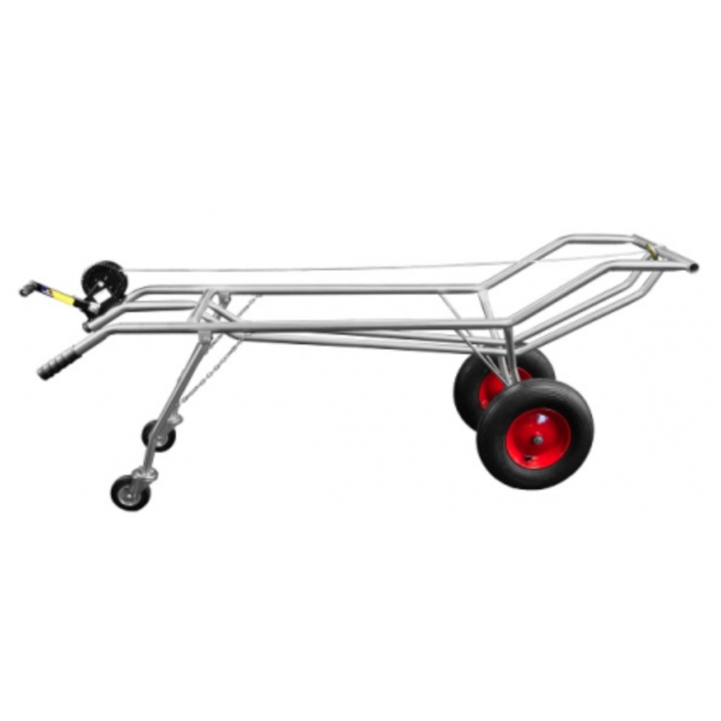 Chariot mortuaire en acier inoxydable