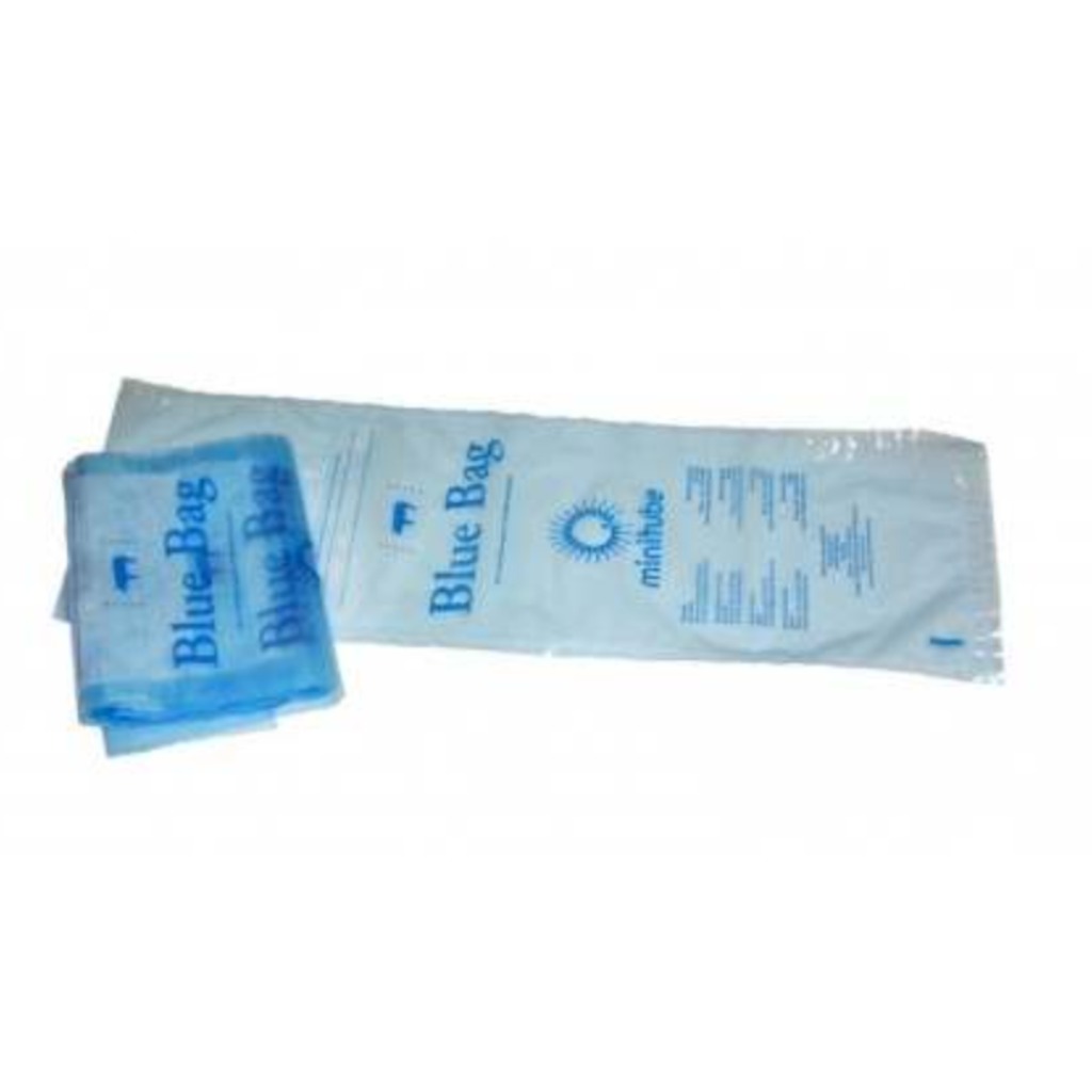 Sacchetto blu: Sacchetto di raccolta dello sperma con filtro