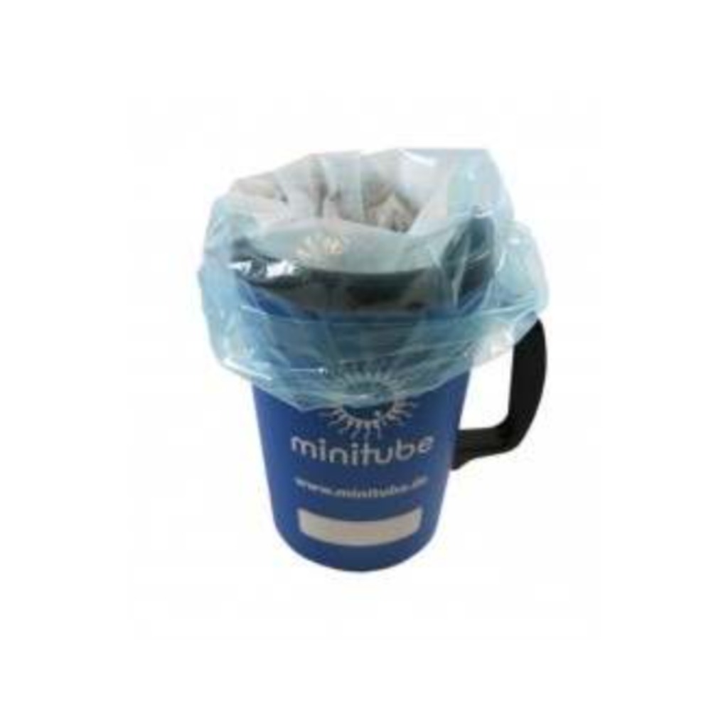 Récipient minitube pour la collecte de sperme isolé volume : 1 L