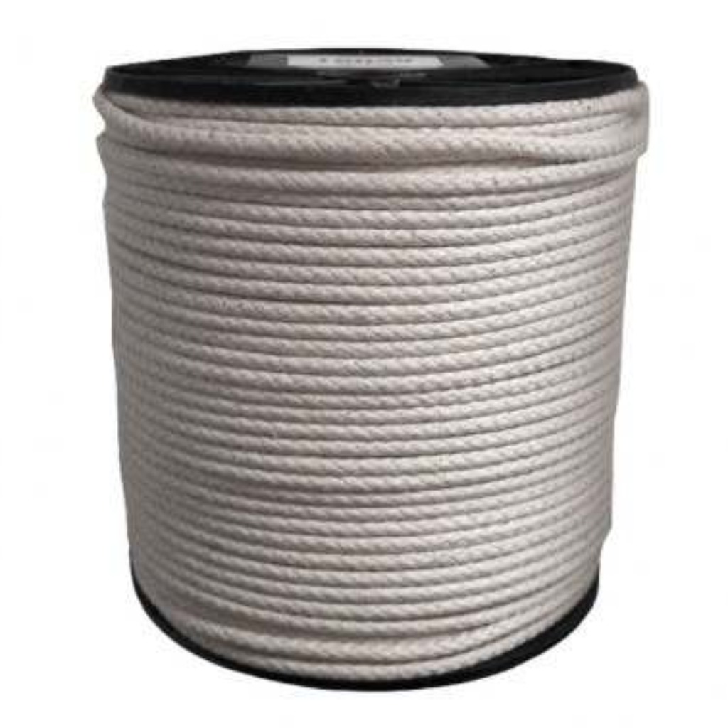 Corde en coton tressé 10 mm 200 m - jouet pour cochon