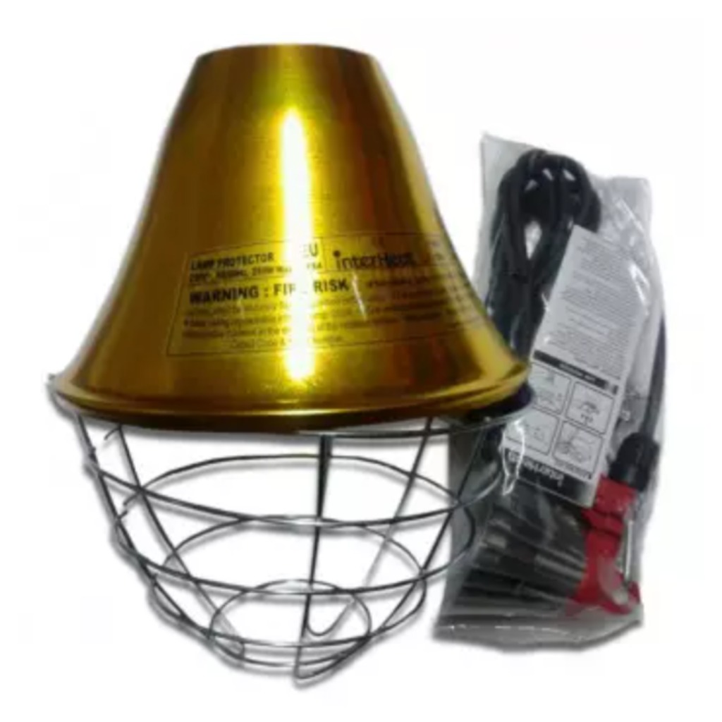 Cavo di protezione per lampadina Interheat da 2,5 metri con interruttore - 10 unità