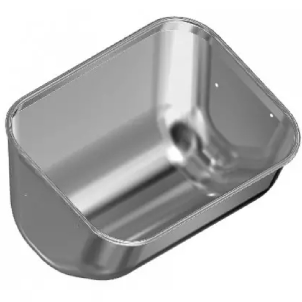 Mangeoire pour truies ACO Funki de 21 litres en acier inoxydable