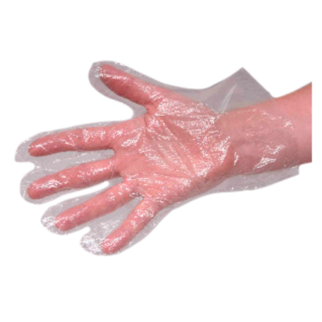 Gants en plastique jetables pré-collecte