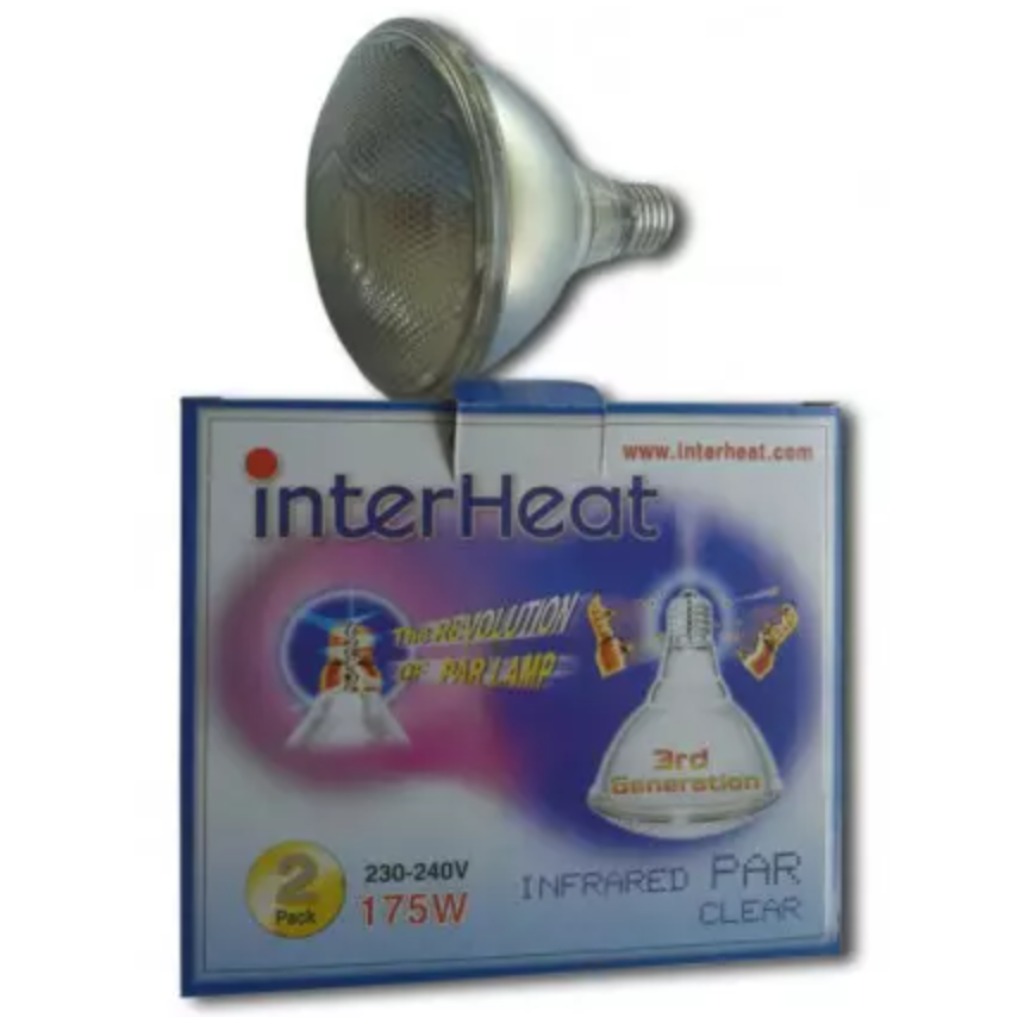 Bulb 175 W Interheat White PAR 2 pcs