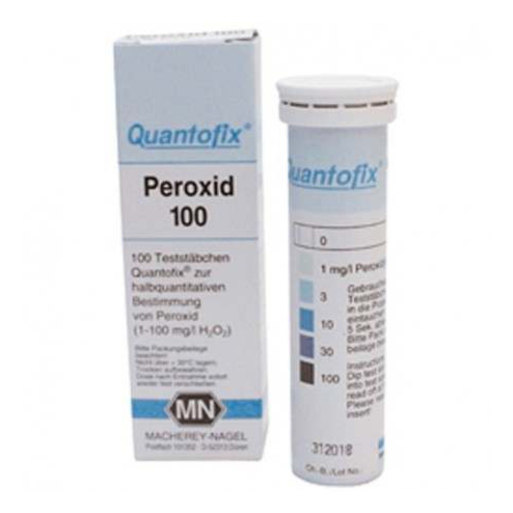 Bandelettes de test Quantofix peroxyde 100